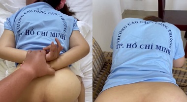 Mahasiswi Cao đẳng Công thương TPHCM selfcam ngentot bareng pacar