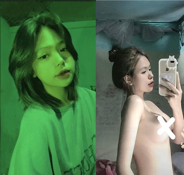 Gadis Muda Vietnam Bugil Duduk di Lantai Dapur Kaki Terbuka Sambil Colmek - Film