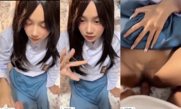 Gadis SMA Seks Panas dengan Pacar Bolos Sekolah